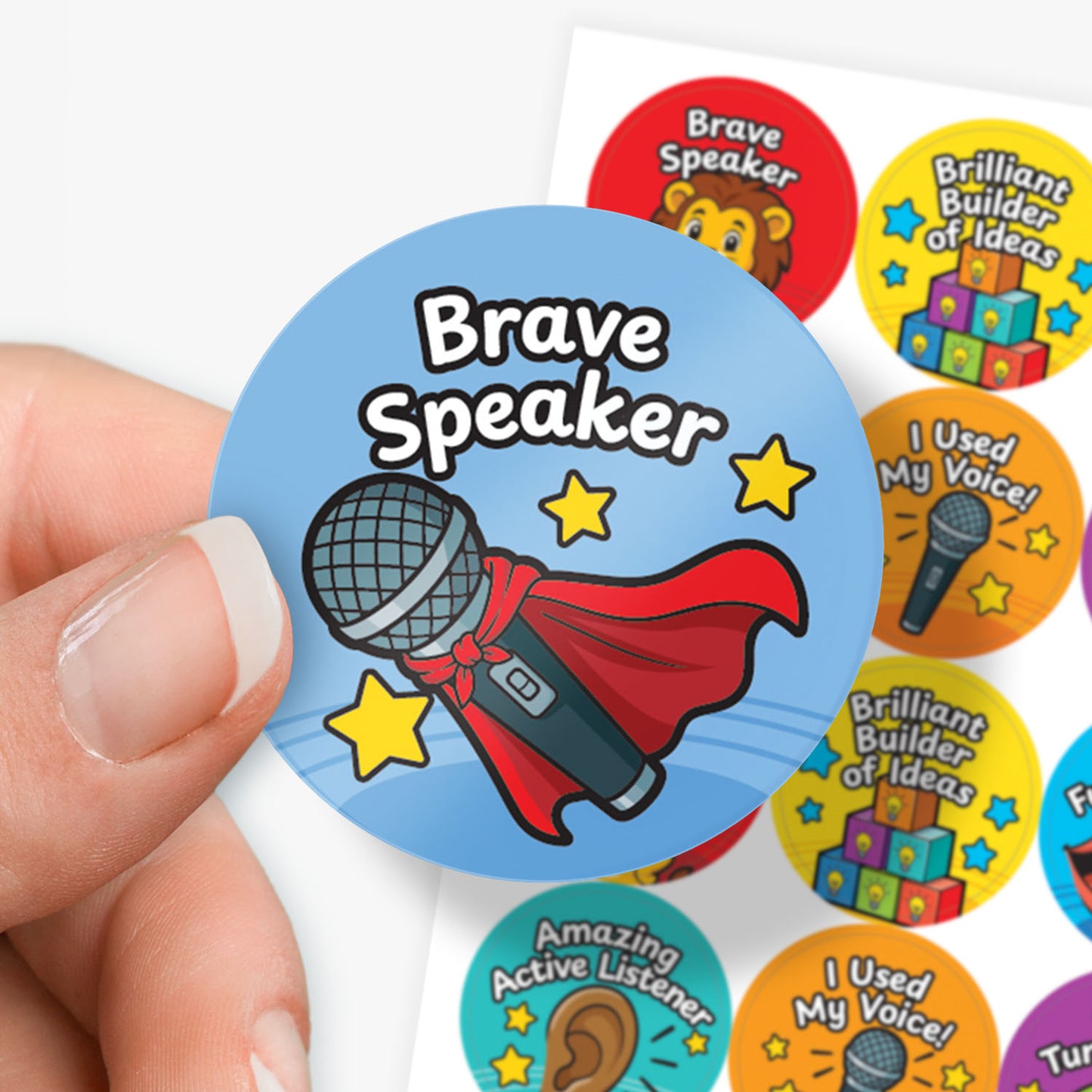 35 Oracy Award Stickers - 37mm