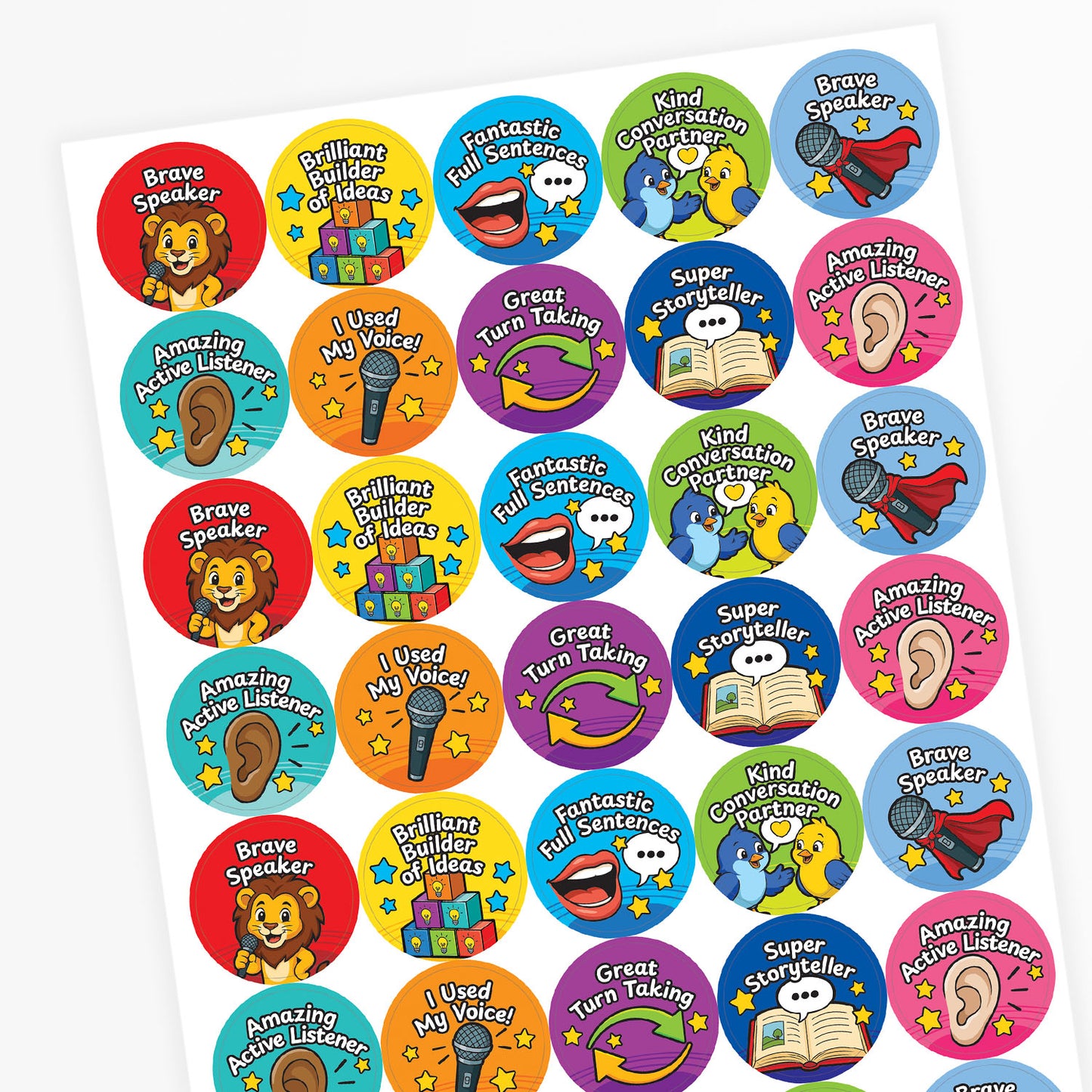 35 Oracy Award Stickers - 37mm