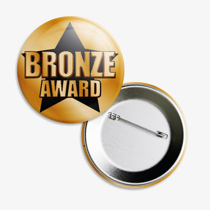 10 Gold, Silver or Bronze Award Badges - 38mm