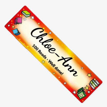 Personalised Name Acrylic Bookmark - 50mm x 180mm