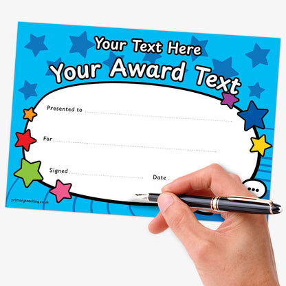 Personalised Oracy Certificate - A5